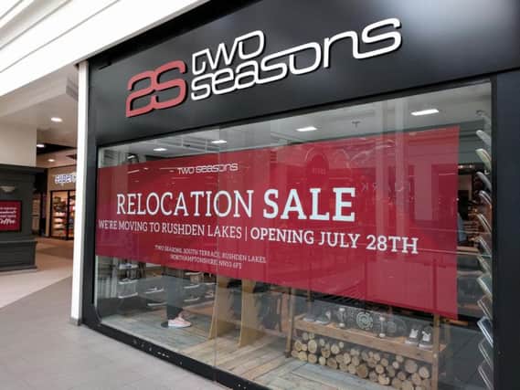 Two Seasons is set to relocate to the Rushden Lakes development.