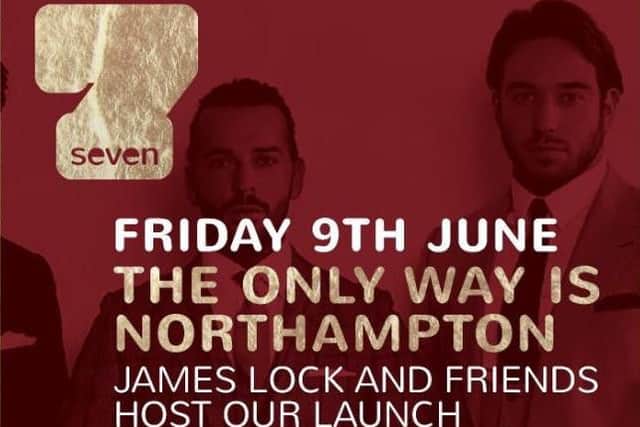 TOWIE stars will host the launch of Seven Northampton on Friday night.