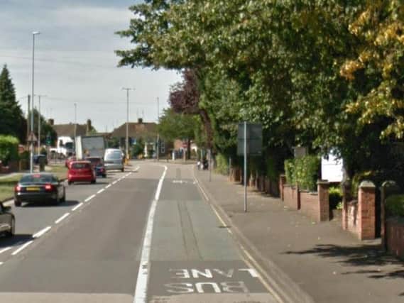 The girls were walking in opposite directions on Weedon Road when the man approached them.