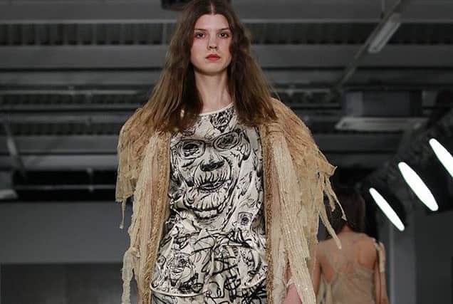 On the catwalk