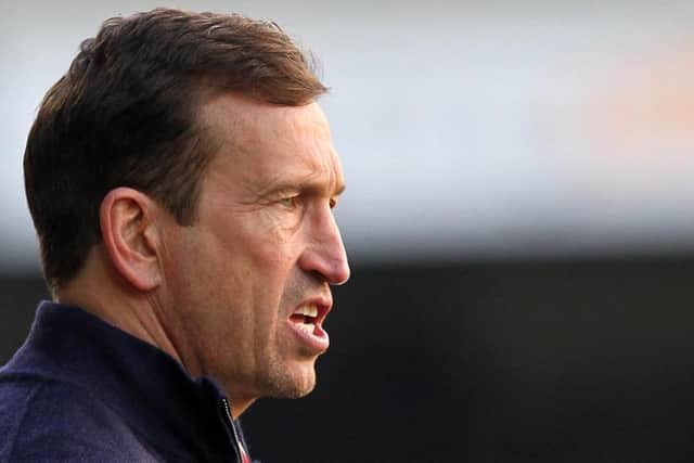 Cobblers boss Justin Edinburgh