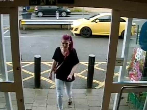 A CCTV still released by Northamptonshire Police