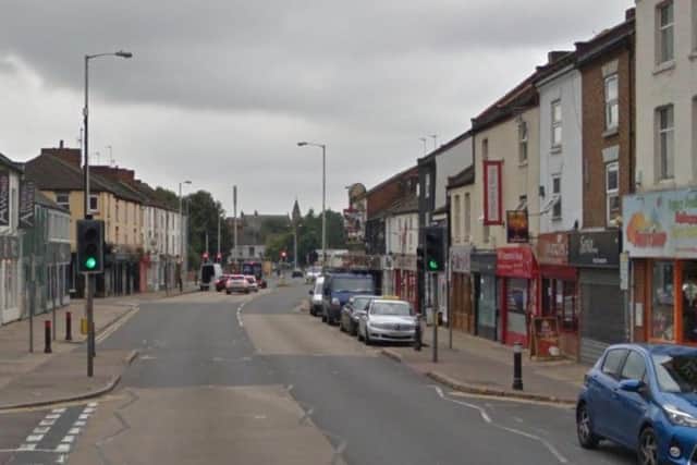 The incident took place in Wellingborough Road.