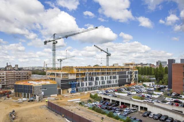 The University of Northampton's new Waterside Campus has cost 330m.
