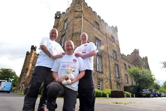 The Walk4Louis event was set up by pals Paul Taft, Phil Barker and Mark Deleon.