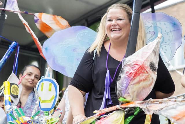 More people took part in the parade this year than ever before.