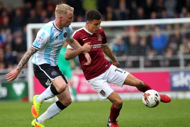 Shaun McWilliams broke into the Cobblers first team at the back end of last season