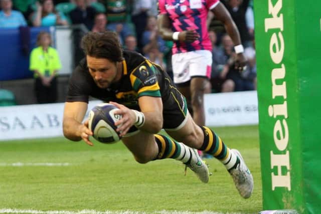 Ben Foden scored to help Saints defeat Stade Franais in the Champions Cup play-off final (picture: Sharon Lucey)