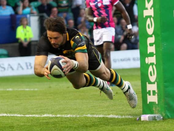 Ben Foden scored to help Saints defeat Stade Franais in the Champions Cup play-off final (picture: Sharon Lucey)