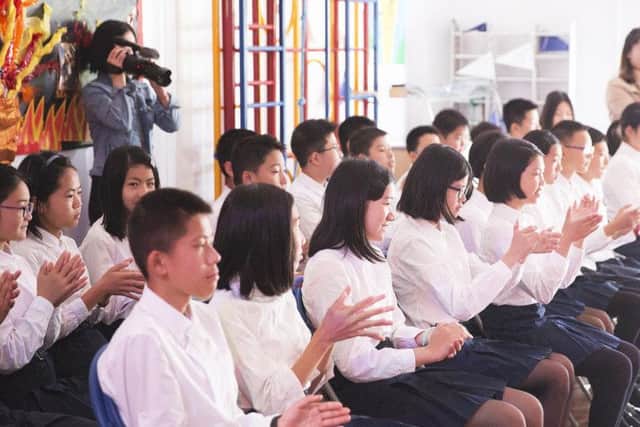 29 students from China are visiting Northampton.