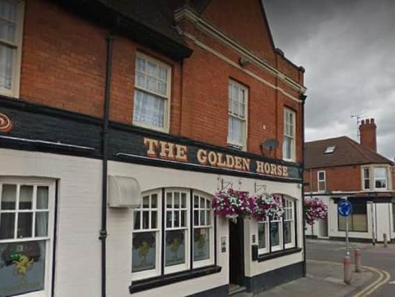 The robbery took place in the Golden Horse, Far Cotton.