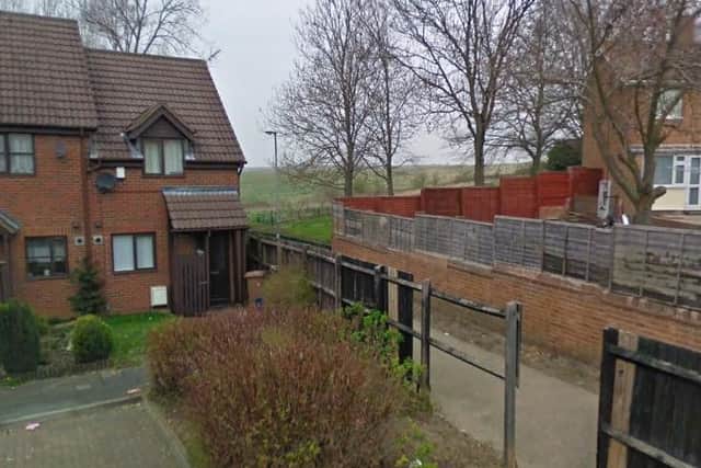 The incident took place on the footpath from Brookside Meadows to Ryehill.