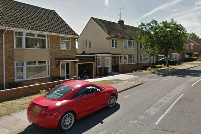The incident happened in Cotswold Avenue.