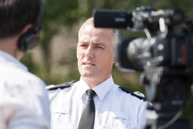 Assistant chief constable James Adronov at the consultation launch yesterday.