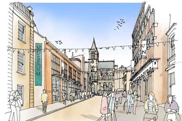 So far the council has only released external images of the museum expansion. One borough opposition leader believes it is time we saw more detail.