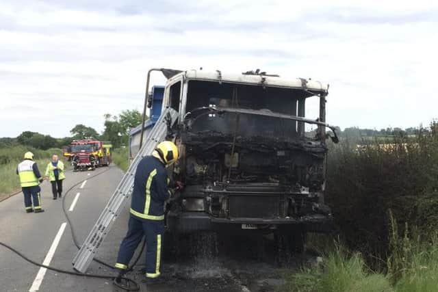A picture from the scene today courtesy of PC Hutch Hutchings.