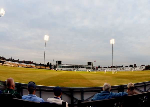 The County Ground hosted a day-night Championship match for the first time (pictures: Dave Ikin)