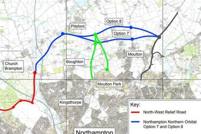 The new road may also improve access to the M1 andfrom the industry at Moulton Park, Round Spinney and Lodge Farm IndustrialEstates.