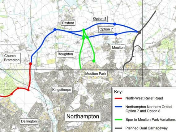 The new road may also improve access to the M1 andfrom the industry at Moulton Park, Round Spinney and Lodge Farm IndustrialEstates.