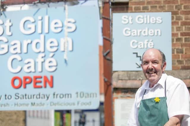 Trevor, from the St Giles Garden Cafe, said he was concerned about cleanliness in the town centre.