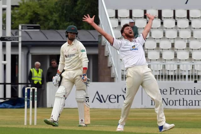 Richard Gleeson grabbed four second innings wickets for Northants (picture: Dave Ikin)