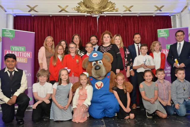 The finalists of the Education Awards Primary School of the Year, Greenfields Barn Primary School, Standens Barn Primary School and Windmill School in Raunds