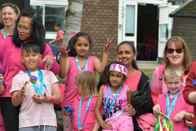 Mums and guardians showed their support at the event on Friday evening.