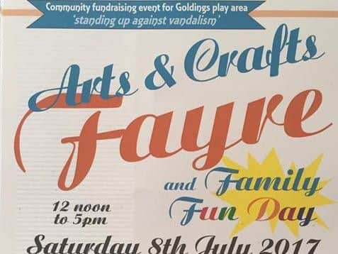 A face painter, 'designer jewellery' stand and a bouncy castle will be up for grabs on the day.