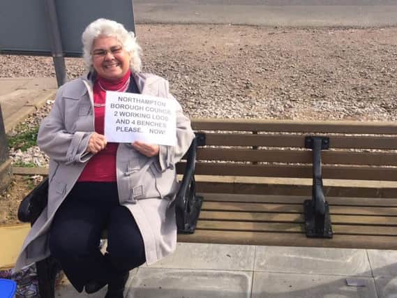 Dagmar's petition in March saw two new benches installed at the Victoria Street coach station - but she says it's not enough.