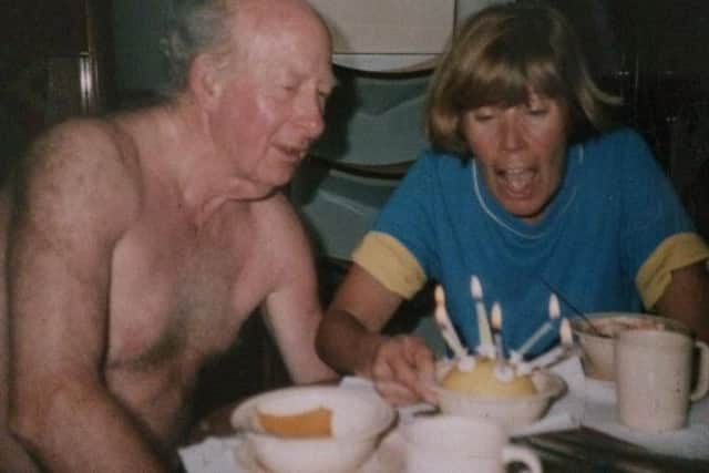 Lindsay celebrates his wife's birthday in South Africa.