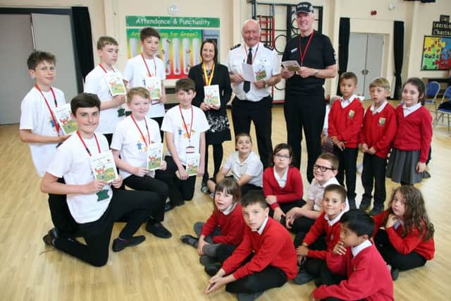 A book written by six Lodge Park Academy pupils, which was chosen as the winner of the Northamptnshire County Schools Challenge, has been launched at a primary school in Kettering