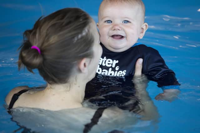 Water babies got together to swim in Northampton on Friday, July 7.