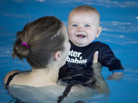 Water babies got together to swim in Northampton on Friday, July 7.