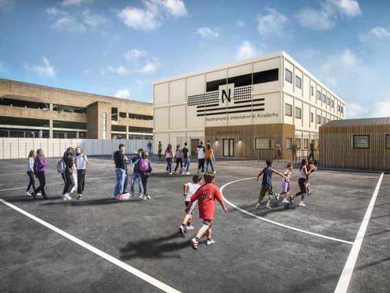 Pupils at the Northampton International Academy will have to move into a 3 million modular building during the first weeks of the new term, reports revealed.