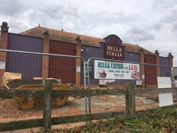 Work is now underway on the Sixfields Bella Italia site.