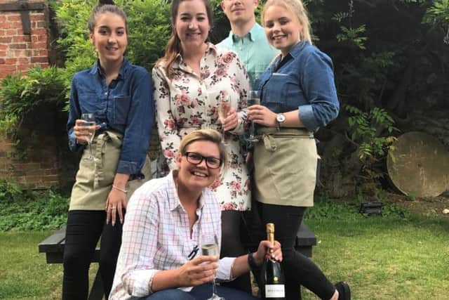 The team of 185 Watling Street celebrate their place in the finals.