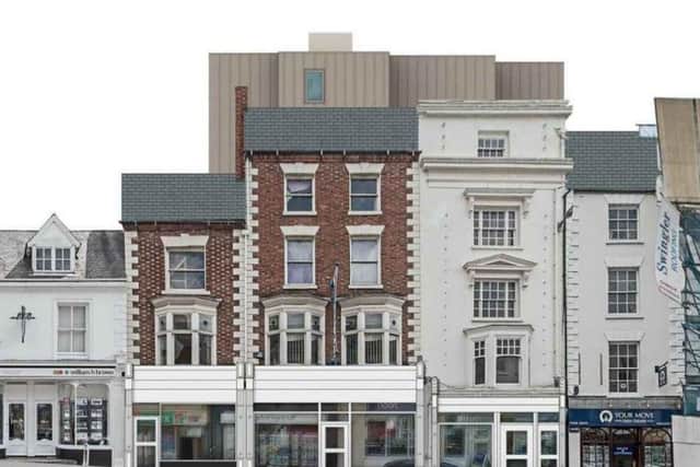 Student accommodation will be built behind the former outdoors shop.