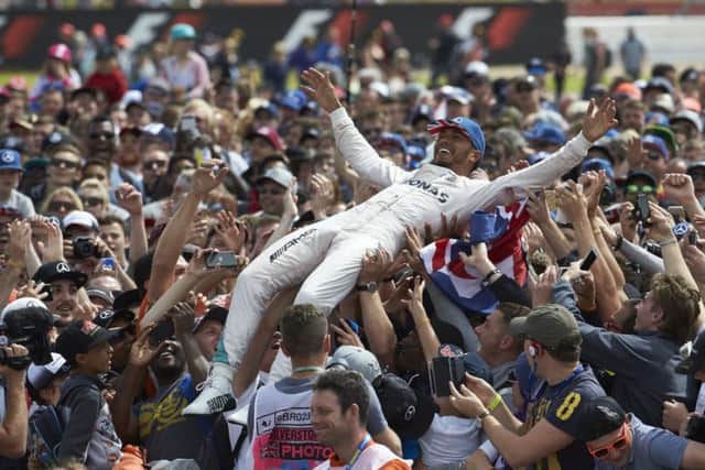 Lewis Hamilton won at Silverstone again