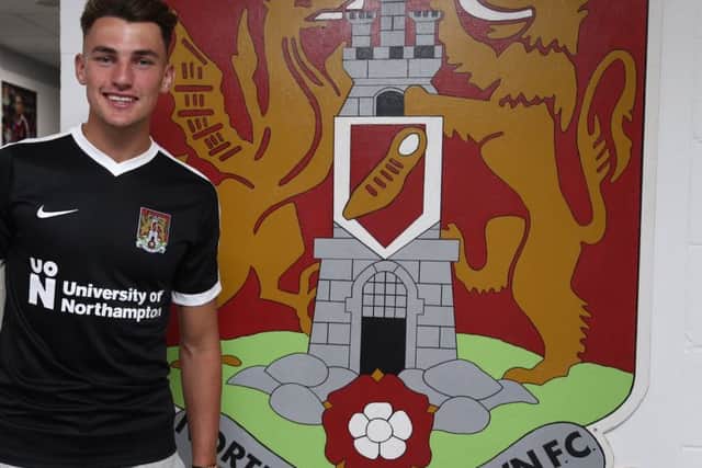 Manchester United's Regan Poole has signed a season-long loan deal with the Cobblers (Picture: Pete Norton)