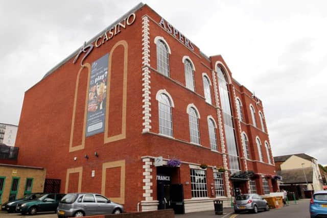 The assault took place in the car park of Aspers Casino.