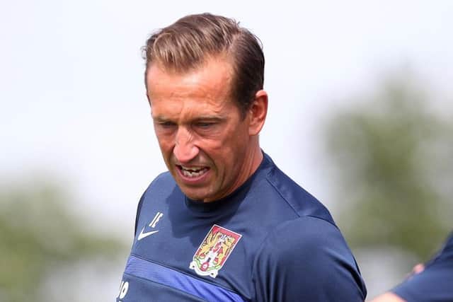 Cobblers boss Justin Edinburgh