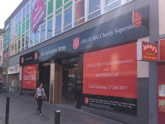 The charity superstore in Abington Street opens on July 27.