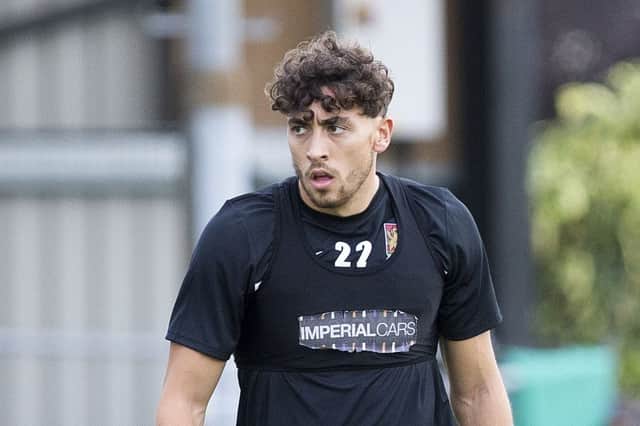 A sight for sore eyes? Matt Crooks trained alongside the Cobblers squad before Tuesday's friendly at Frome. Pictures: Kirsty Edmonds