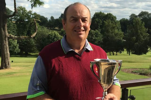 Alan Freeman is the County Seniors champion