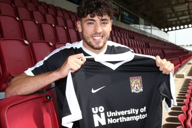 Matt Crooks signed a three-year deal with the Cobblers (Picture: Pete Norton)