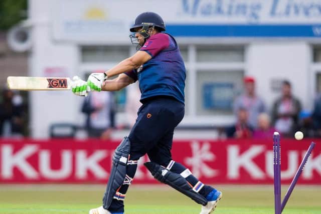 Rory Kleinveldt was bowled for one as the Steelbacks failed to finish with a flourish (pictures: Kirsty Edmonds)