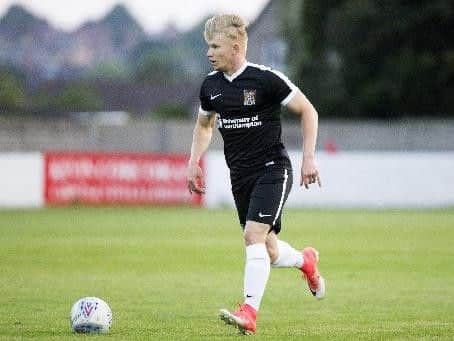 Summer signing George Smith will battle David Buchanan for the left wing-back spot