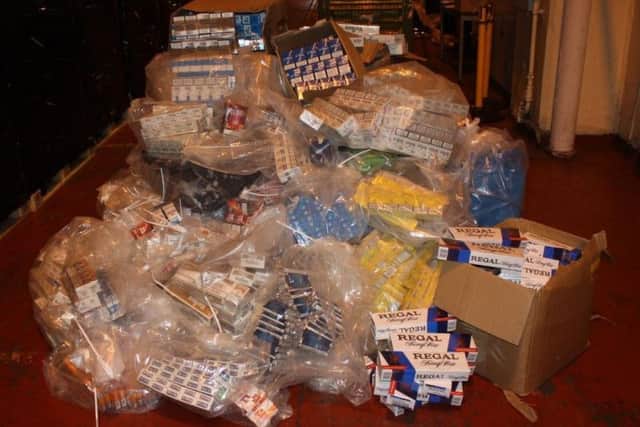 A haul of tobacco was seized at the couple's home. Now they will have to pay back 80,000 in ill-gotten gains.