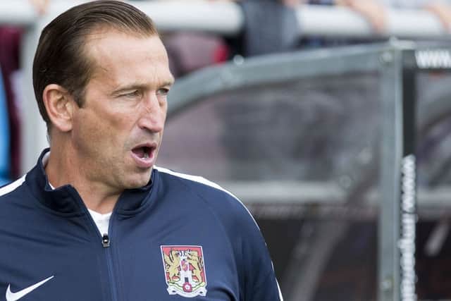 Cobblers boss Justin Edinburgh