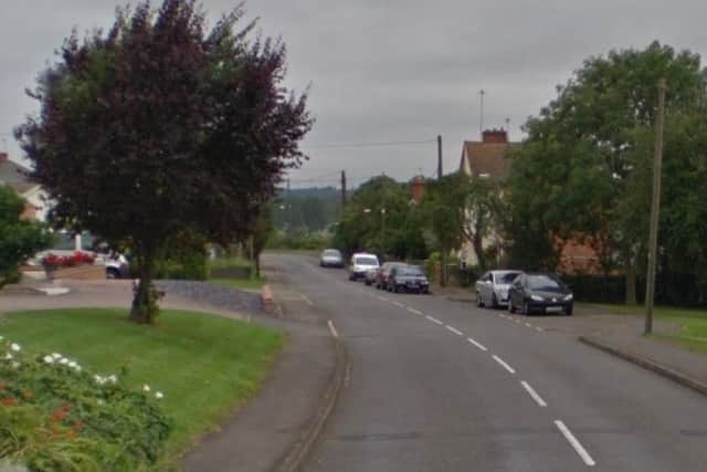 The incident took place in Station Road, Cogenhoe.